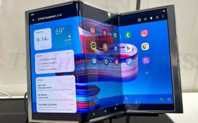 سامسونج تُذهل العالم بهاتف ذكي قابل للطي ثلاث مرات: ثورة في عالم الهواتف الذكية